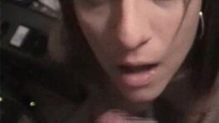 beautiful amateur blonde sucks a dick - porn video