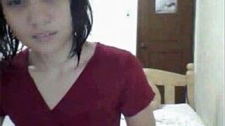 Super Cute and Super Horny Pinay Virgin - porn video