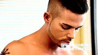 Stroking A Long Curved Dick - porn video