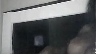 Webcam interracial handjob - porn video