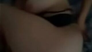 Hot brunette babe gets banged hard from - porn video