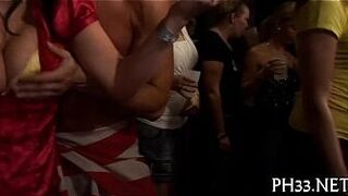 Two waiters fucking one slut - porn video