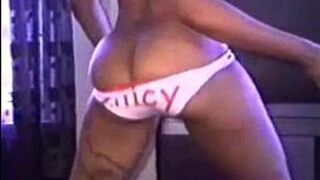 Juicy ebony ass shaking - porn video