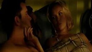 British actress Charlie Brooks as Janine Butcher with her fictional boy Ryan - porn video