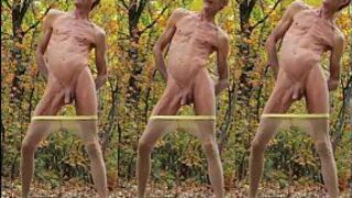 Panties Down and Fisting Ass Outdoors - porn video