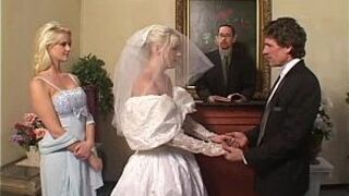 The Bride Double Blowjob - porn video