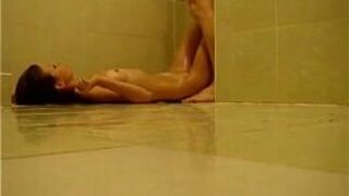 Superb teen couple screwing hard core at home - porn video