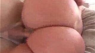 The beautiful brunette with an ass dream - porn video