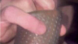 Jacking off while wife sleeps - porn video