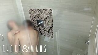 HE GOT US HOT IN THE SHOWER AND WE GOT HIM AGAIN - porn video